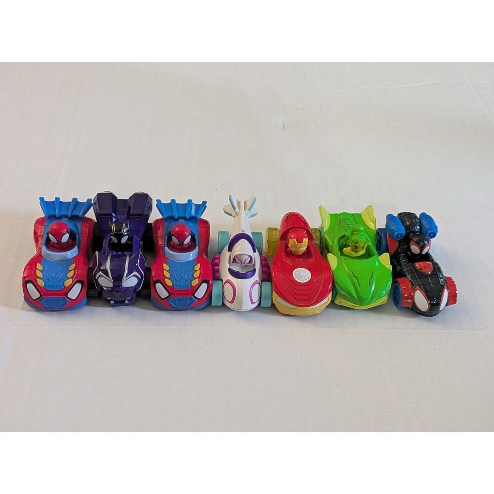 Disney Jr. Marvel Spidey and His Amazing Friends Amazing Metals Race Cars Lot 7 - Picture 2 of 6
